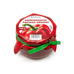 Raudonosios paprikos džemas 140g