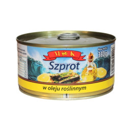 Šprotai aliejuje 330g, lengvo atidarymo
