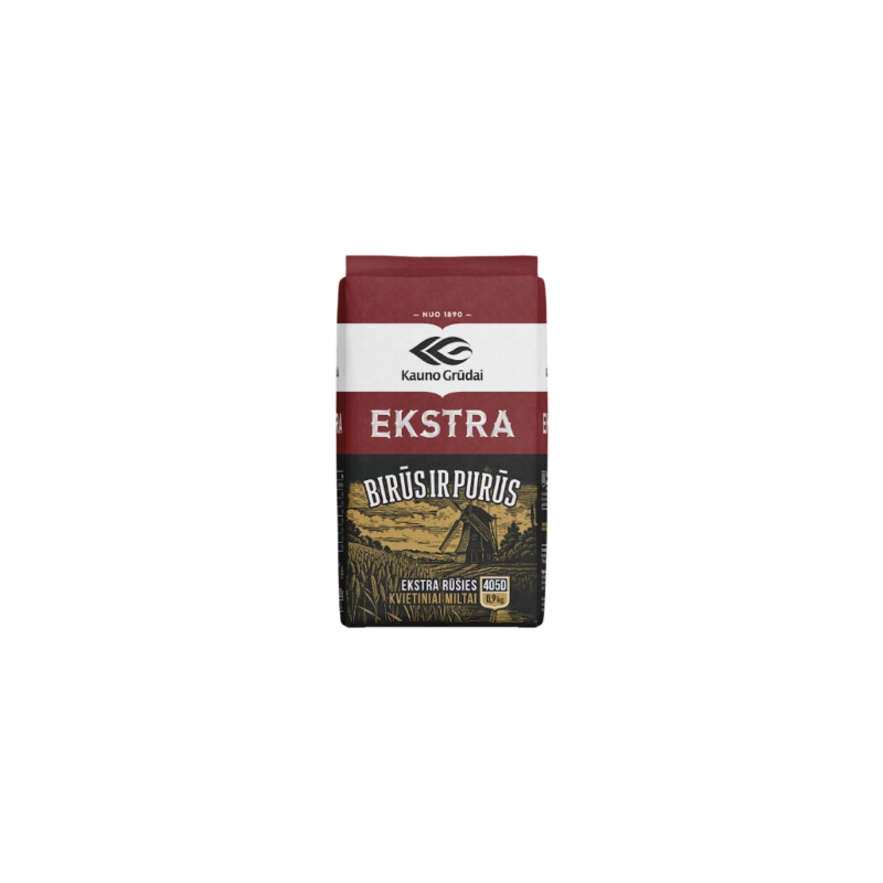 Kvietiniai miltai  Extra  405D 0.9KG