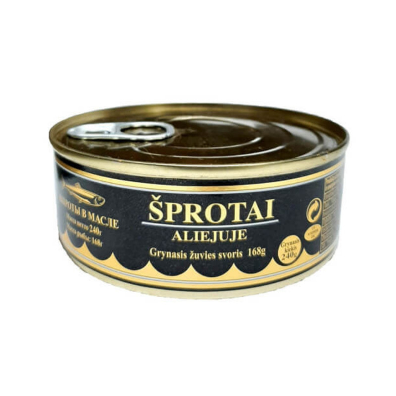 Šprotai aliejuje 240g