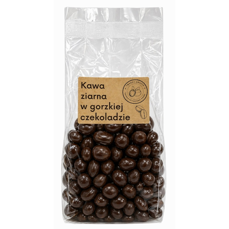 Kavos pupelės juodajame šokolade, 200g