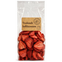 Liofilizuotos braškės, 50g