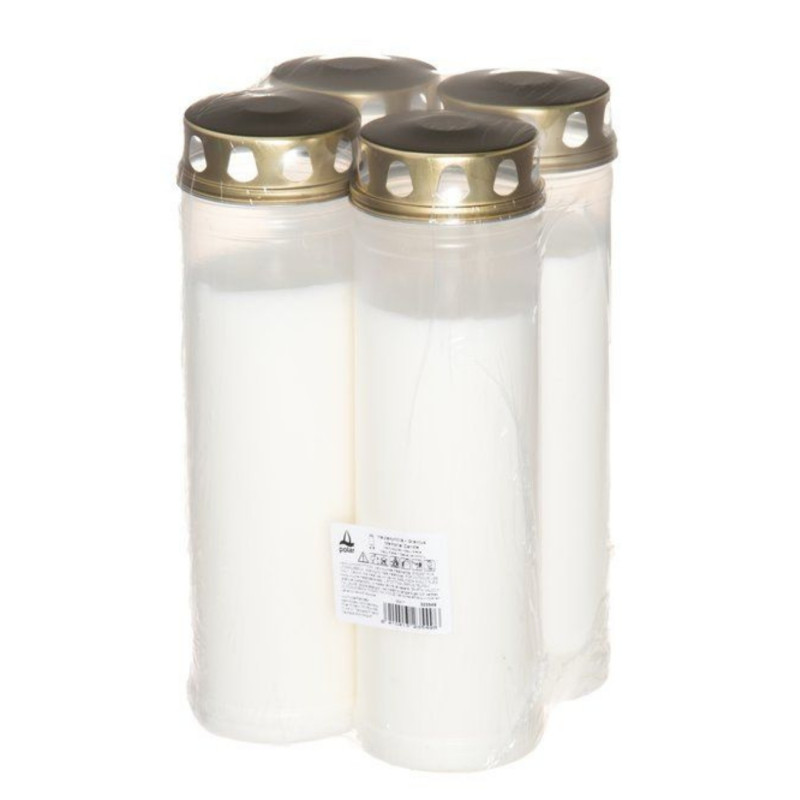 Žvakės 4vnt  Polar  168h 323549