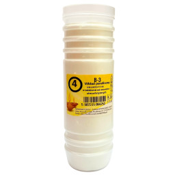 Žvakės įdėklas B - 3   Esant palankioms oro sąlygoms dega iki 72h