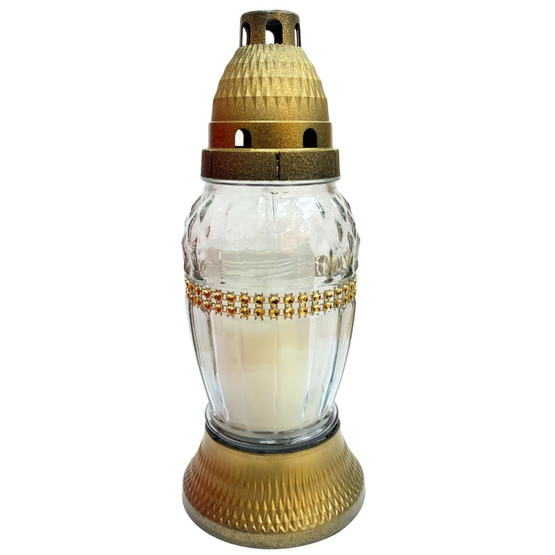 Kapų žvakė su įdėklu,1vnt./651    Dega iki 18valandų