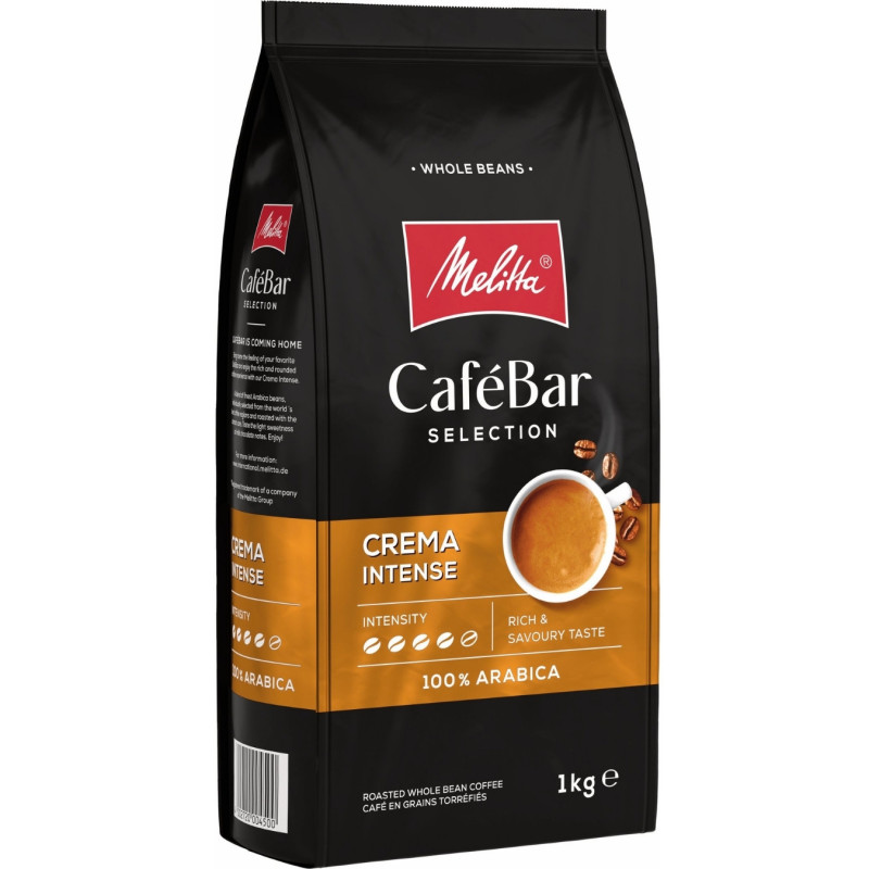 Kavos pupelės  Melitta CafeBar Crema Intense,1kg