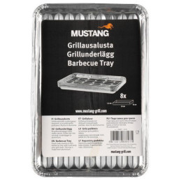 Kepsninių padėkliukai aliuminio 8vnt Mustang 288807