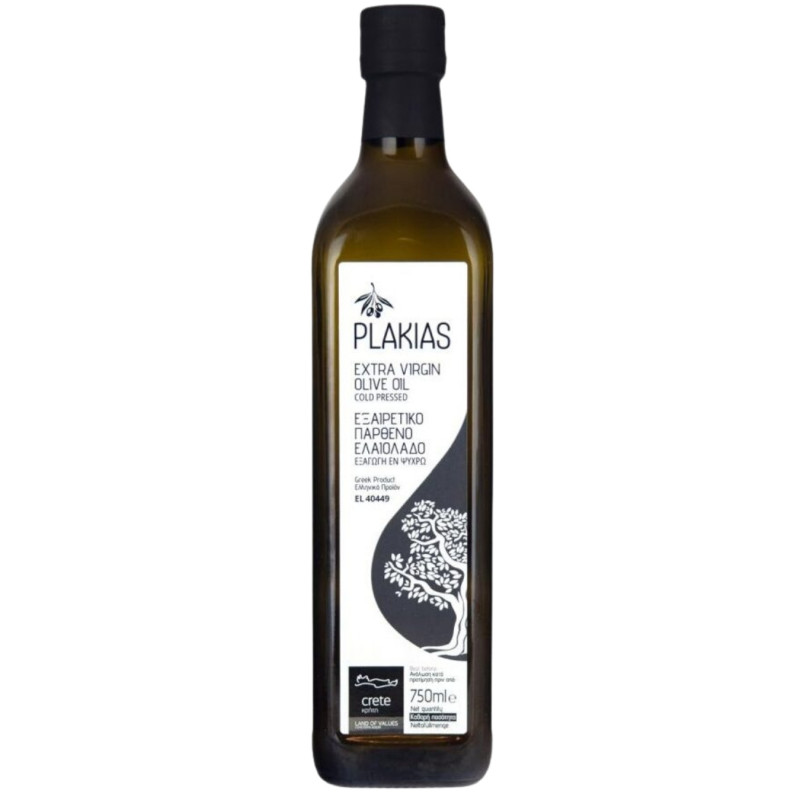 Ypač tyras alyvuogių aliejus Plakias, 750ml šalto spaudimo