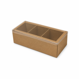 Popierinė dėžutė sulankstoma kraft 20*8.5*5.5 1vnt 10374b-9