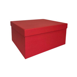 Popierinė dovanų dėžutė raudona 31,5 x 27 x 15, 1 vnt