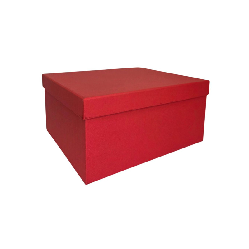 Popierinė dovanų dėžutė raudona  25,5 x 21 x 12, 1 vnt