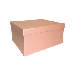 Popierinė dovanų dėžutė rožinė 29,5 x 25 x 14 cm, 1 vnt