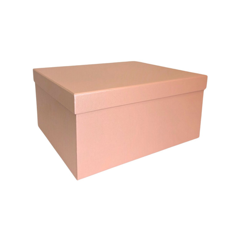 Popierinė dovanų dėžutė rožinė 29,5 x 25 x 14 cm, 1 vnt