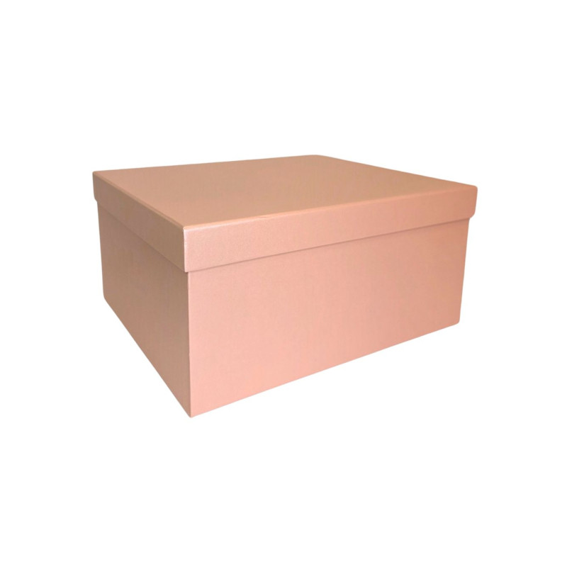Popierinė dovanų dėžutė rožinė 25,5 x 21 x 12 cm, 1 vnt