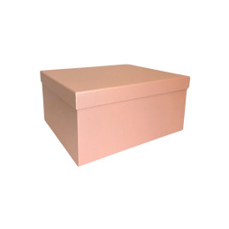 Popierinė dovanų dėžutė rožinė 23,5 x 19 x 11 cm, 1 vnt