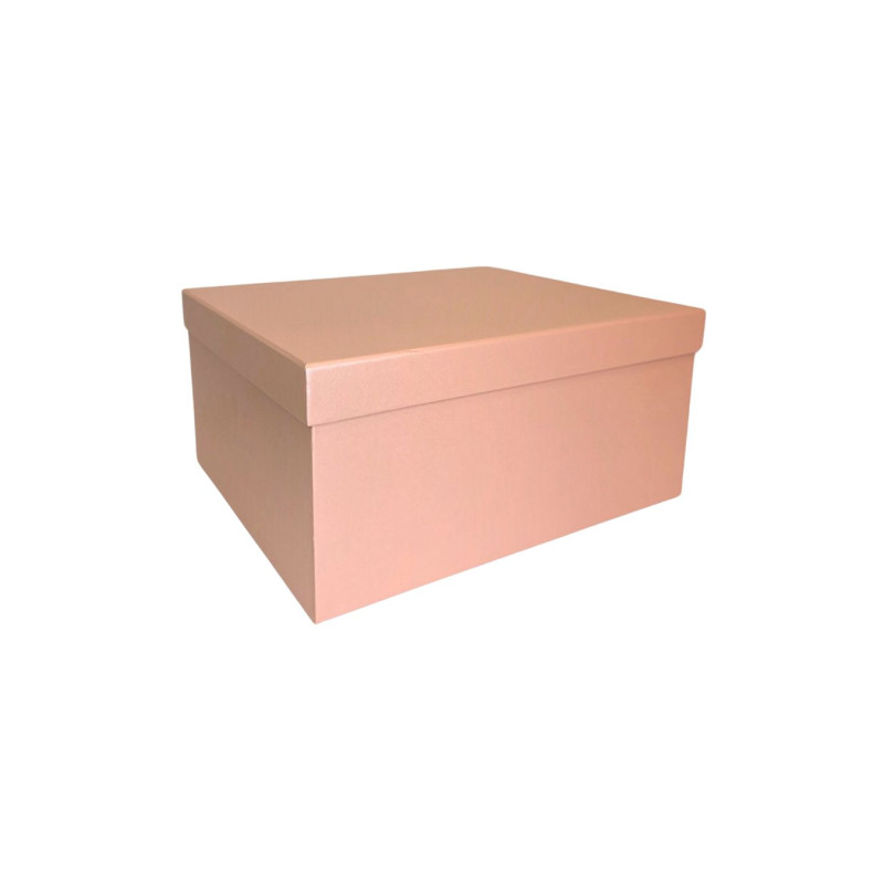 Popierinė dovanų dėžutė rožinė 19,5 x 15 x 9 cm, 1 vnt
