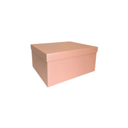 Popierinė dovanų dėžutė rožinė 15,5 x 11 x 7 cm, 1 vnt