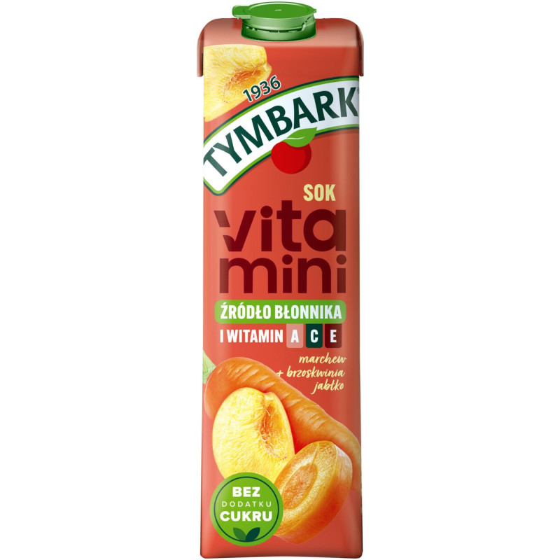Obuolių, morkų, persikų nektaras Vita Mini,1L