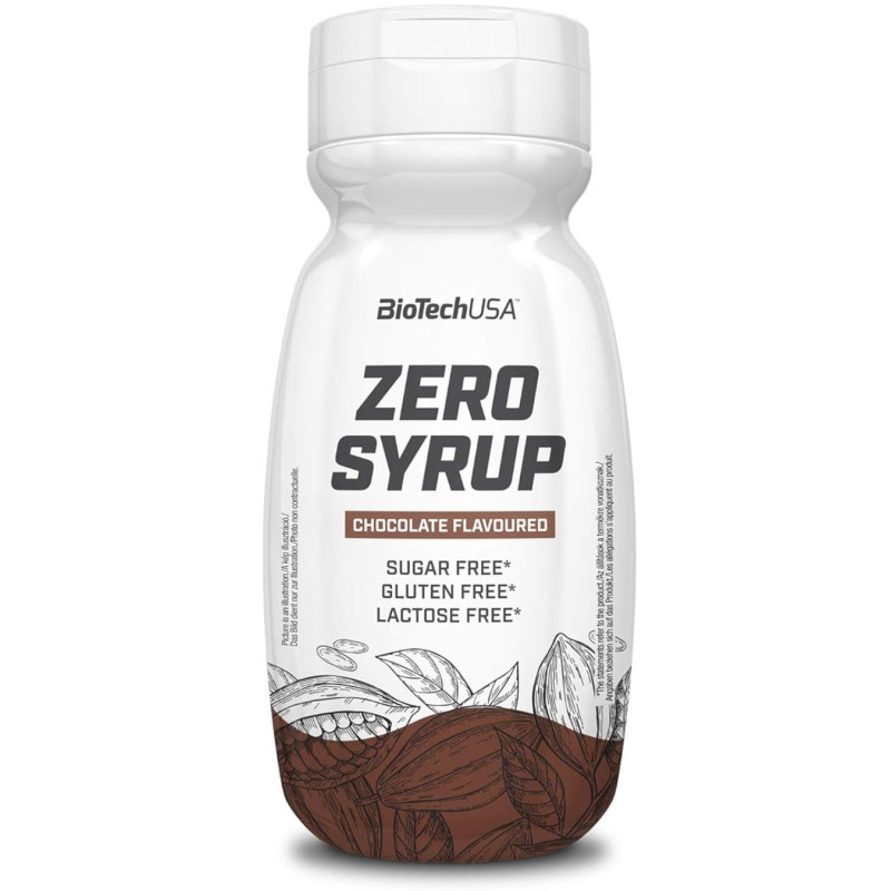 BioTech Zero Syrup šokolado skonio, 320ml