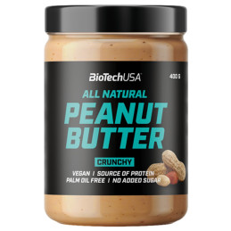 BioTech Chunchy žemės riešutų užtepas, 400g