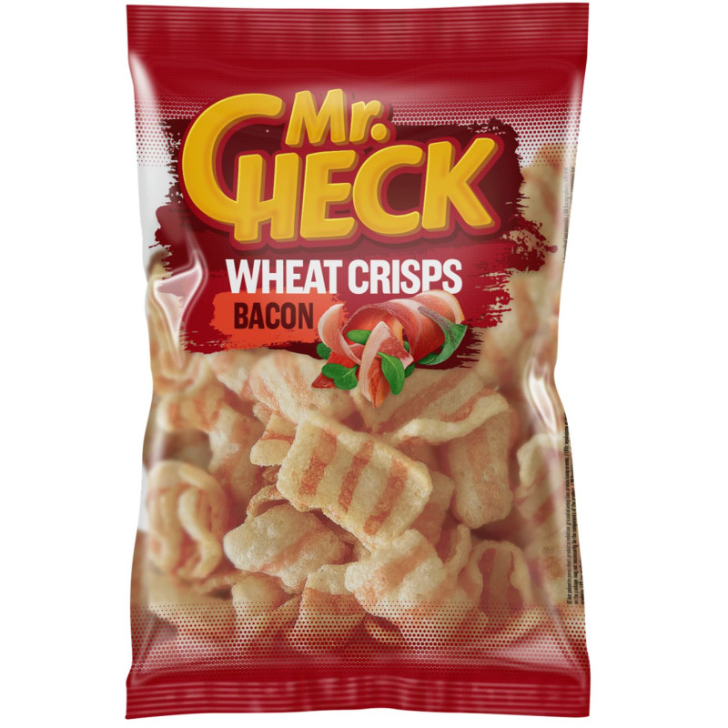 Kvietiniai traškučiai Mr. Check kumpio skonio, 150g