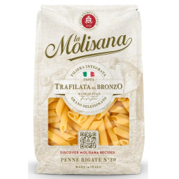 Makaronai LA MOLISANA Penne Rigate N 20, vamzdeliai, 500g