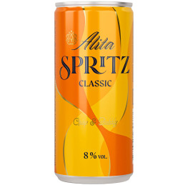 Alita Spritz gazuotas aromatizuotas vyno produktų kokteilis (8%), 200 ml