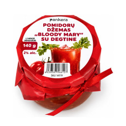 Pomidorų džemas Bloody Mary su degtine 140g