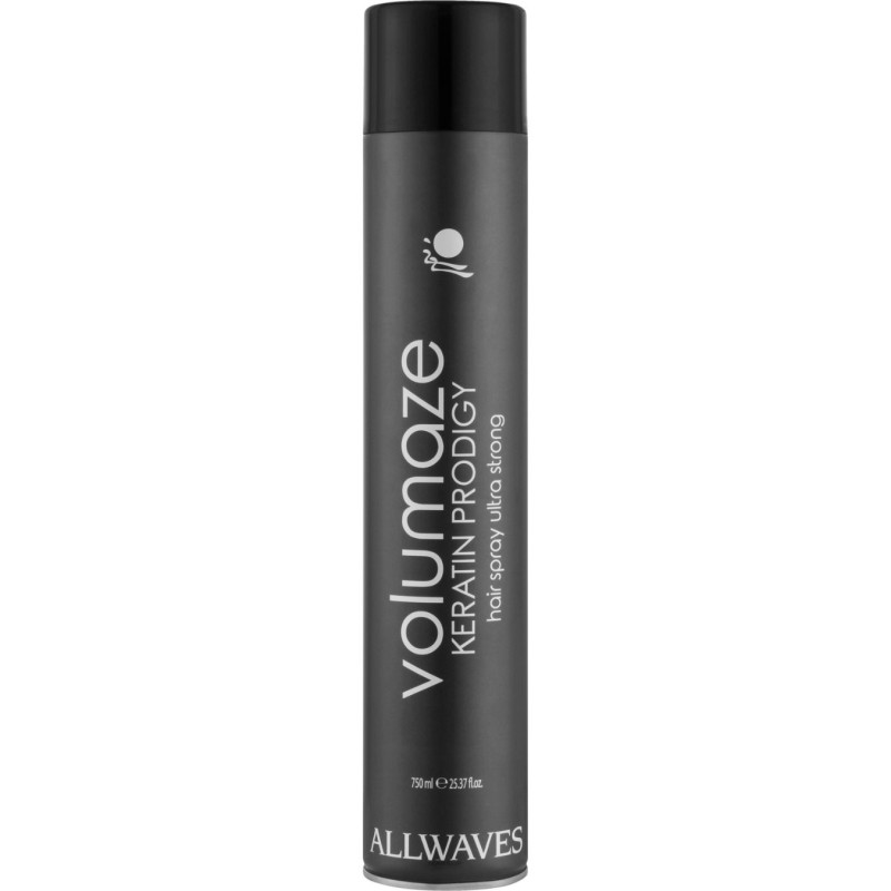 Plaukų lakas su keratinu 750 ml Allwaves