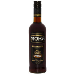 Likeris Moka karamelės ir grietinėlės skonio (25%), 500 ml