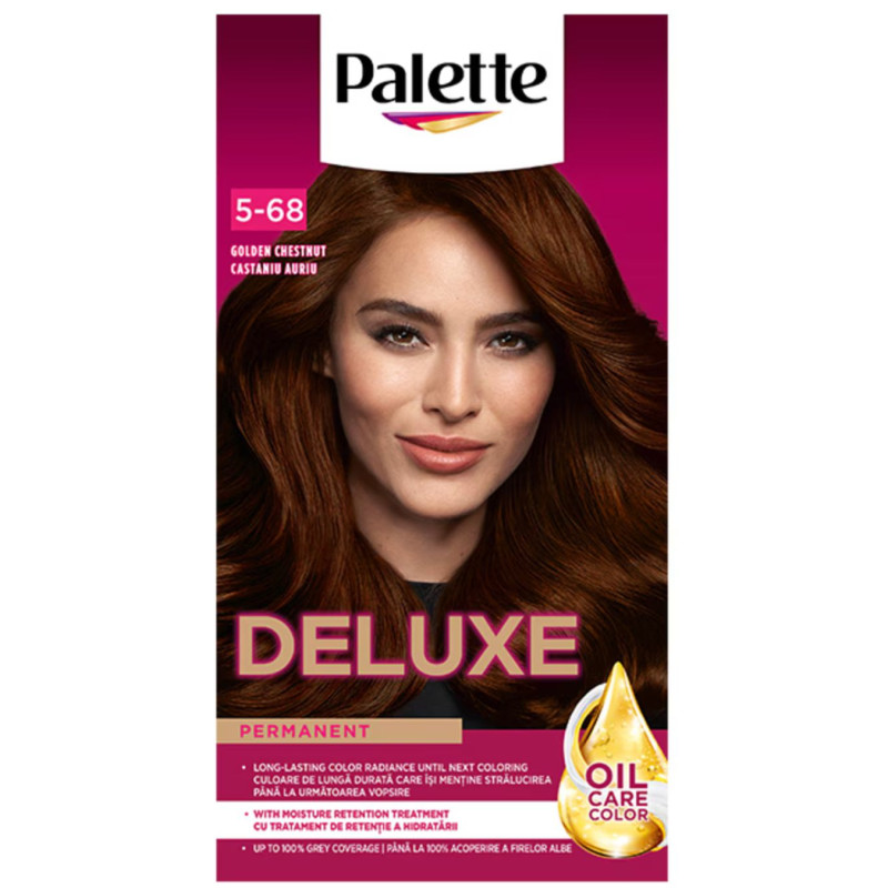 Plaukų dažai Palette Deluxe 5-68, aukso kaštoninis
