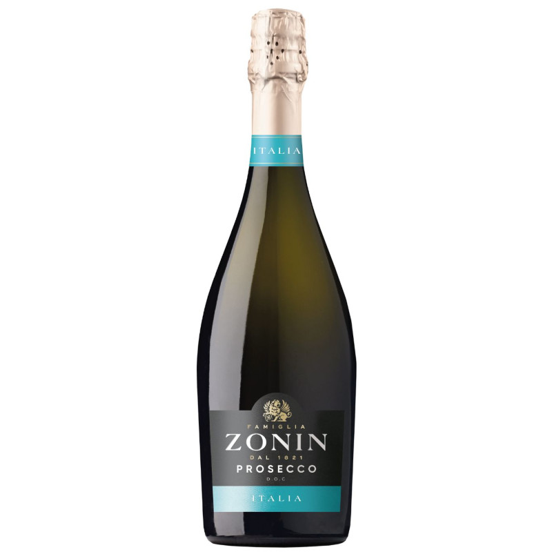 Putojantis vynas Zonin Prosecco Cuvee 1821 DOC sausas (11%), 750 ml
