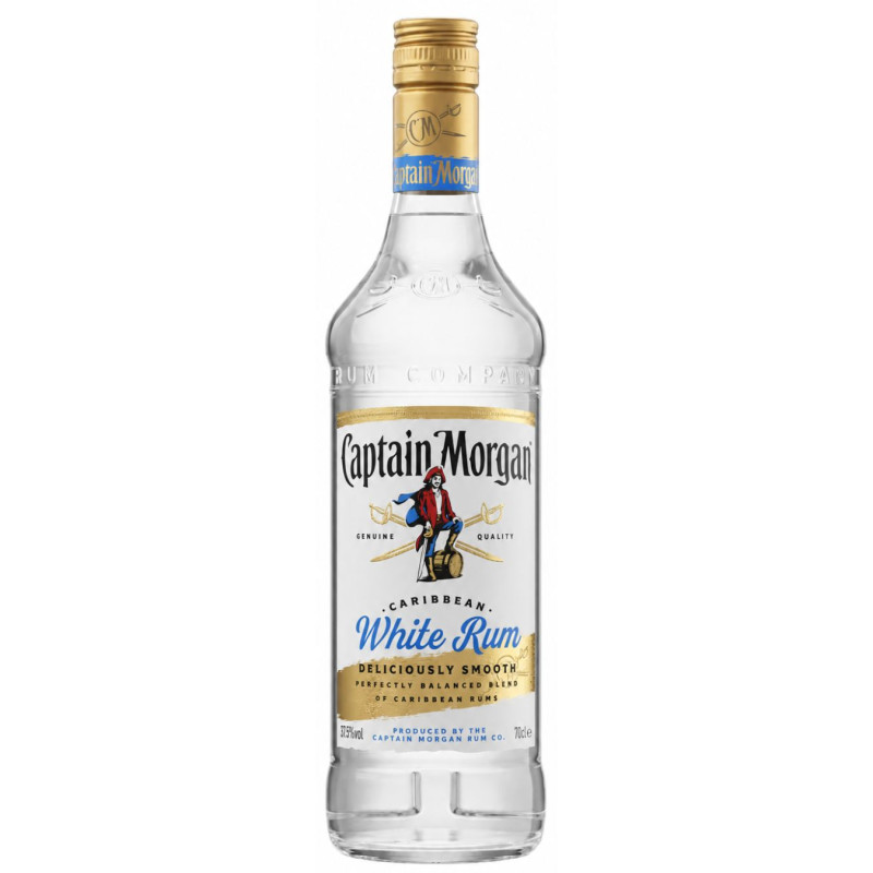 Romas Captain Morgan White (37,5%), 700 ml