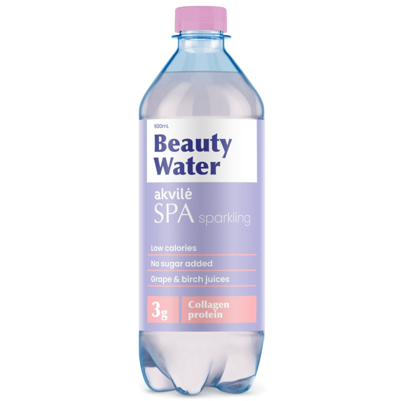 Gazuotas gaivusis gėrimas Akvilė Beauty Water 600 ml