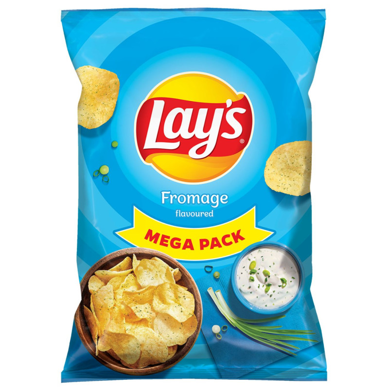 Bulvių traškučiai Lays grietinės ir prieskoninių žolelių skonio, 180g