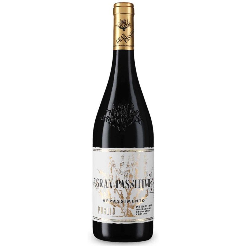 Raudonasis sausas vynas Gran Passitivo Appassimento (14,5%), 750 ml