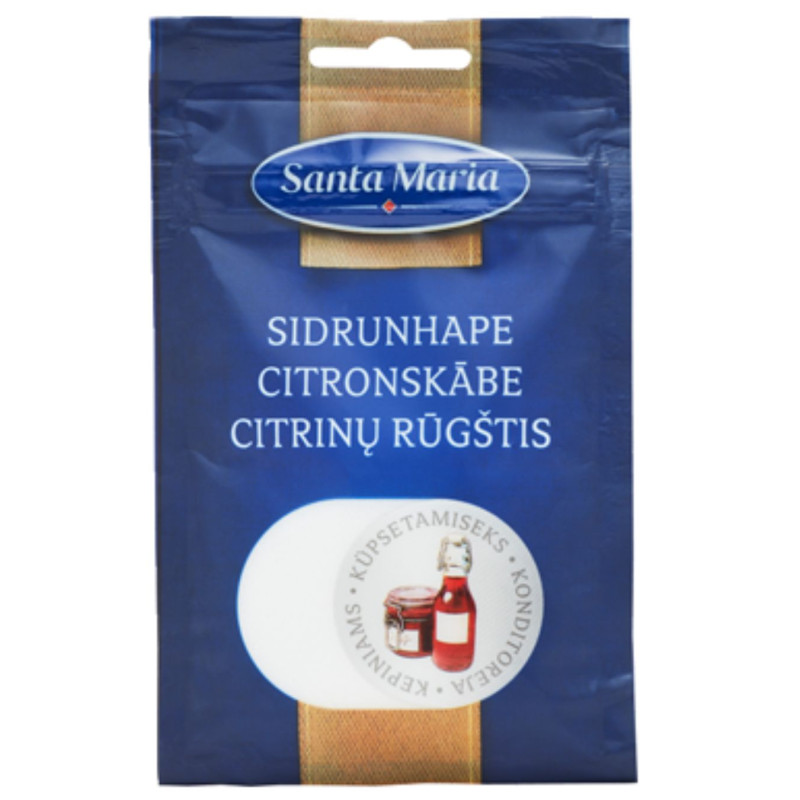 Citrinų rūgštis Santa Maria 32g