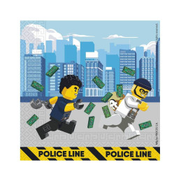 Servetėlės popierinės 20vnt  33*33 cm Lego City