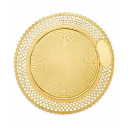 Popierinis blizgus padėkliukas 1vnt 22,5 cm