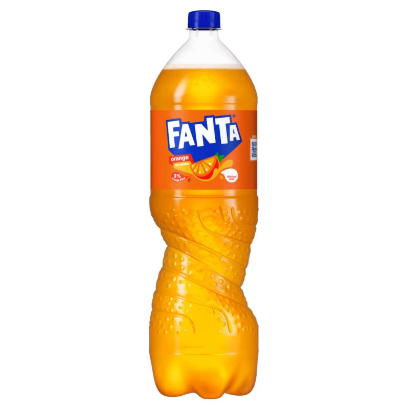 Gazuotas apelsinų skonio gaivusis gėrimas FANTA, 2l
