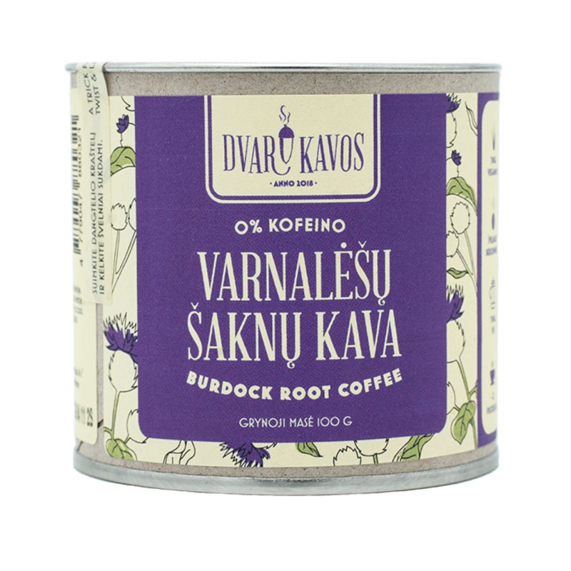 Dvaro kavos Varnalėšų šaknų kava 0% kofeino , 100g