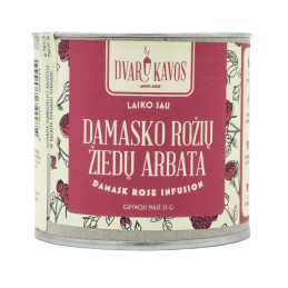 Dvaro kavos Damasko rožių žiedų arbata, 25g