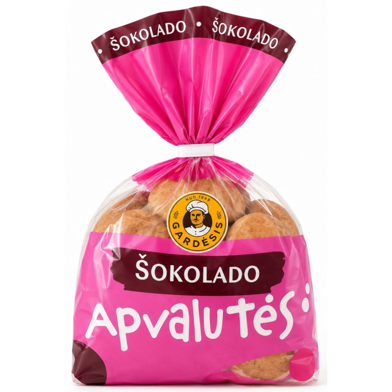 Gardėsio bandelės su šokoladu Apvalutės, 200g