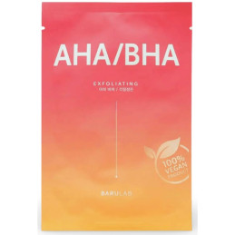 Lakštinė veido kaukė BARULAB AHA/BHA Exfoliating,  23g