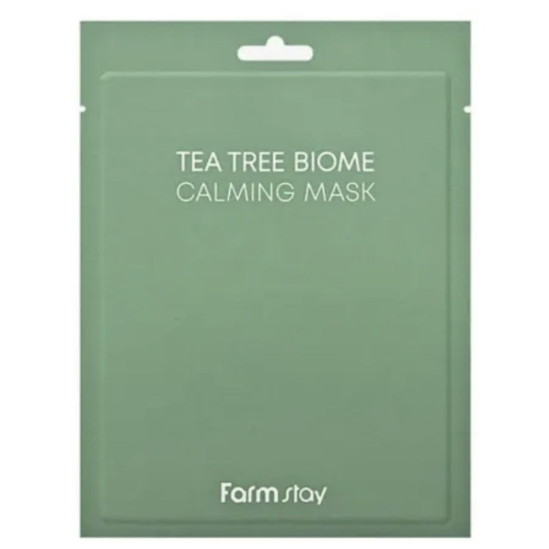 Veido kaukė „Farmstay Tea Tree Biome Calming“, 25 ml