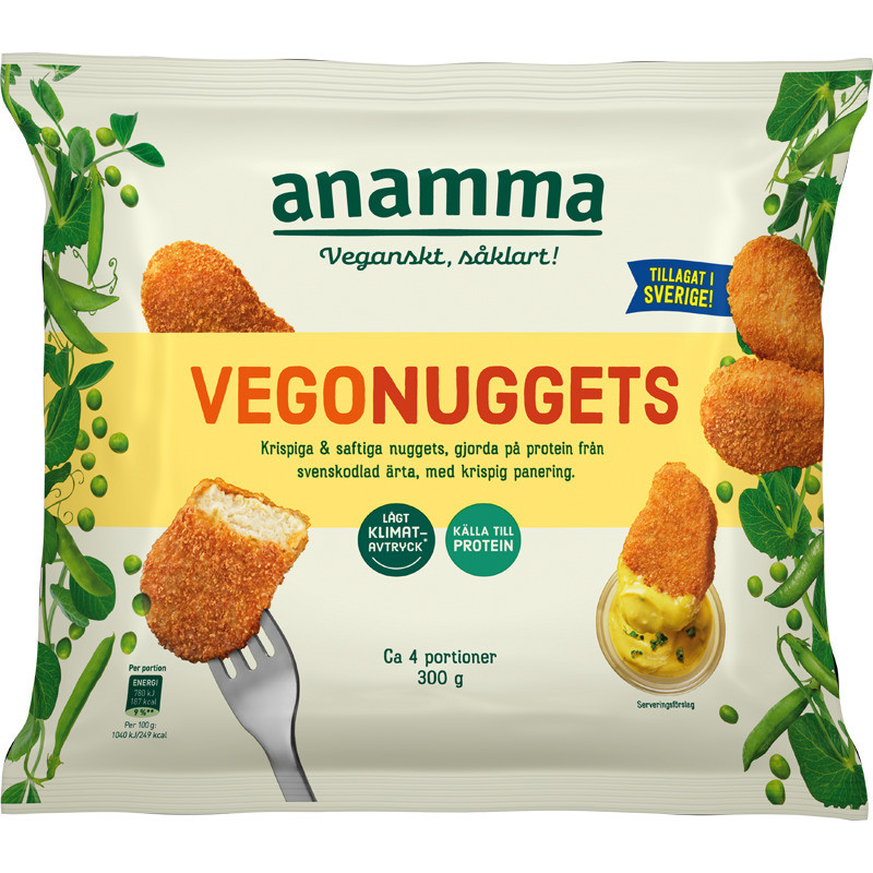 Šaldyti žirnių kepsneliai Anamma, 300g