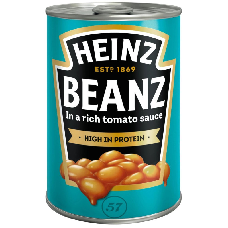 Konservuotos baltosios pupelės Heinz, pomidorų padaže 415g