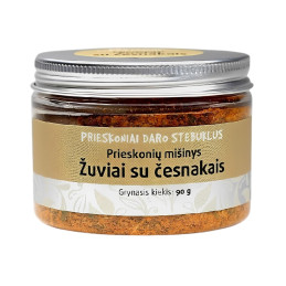Prieskonių mišinys Žuviai su česnakais, 90g