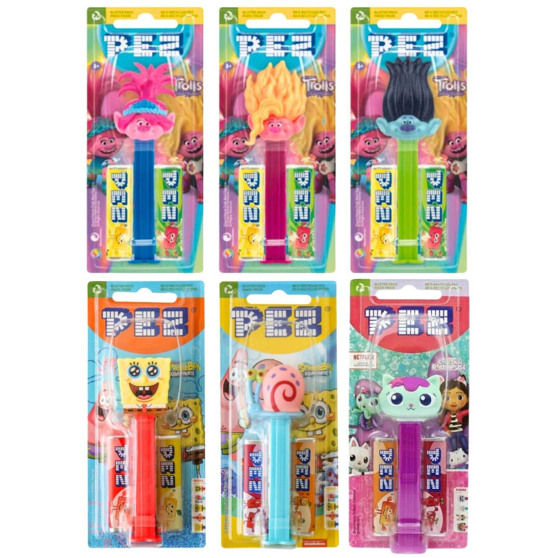 Pastilės vaisių  skonio su žaisliuku Pez 2x8.5g