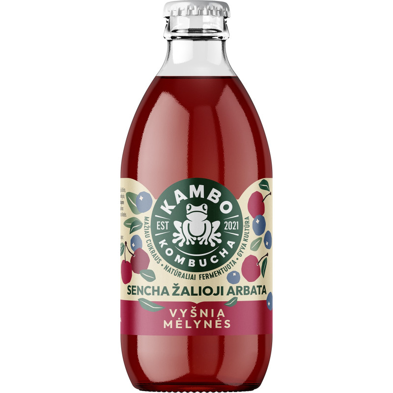 Fermentuotas arbatos gėrimas Kambo Kombucha, 330ml